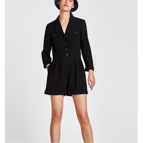 Zara Pants - NWT ZARA black romper Small